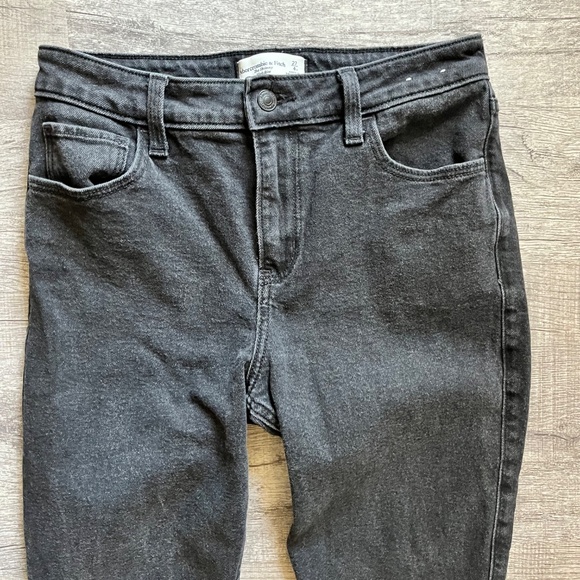 Abercrombie & Fitch The skinny High Rise black size 4 short 27 | 4R Jeans - Picture 14 of 16